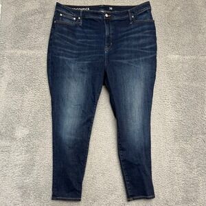 J.Crew Toothpick Jeans Womens 36 Dark Wash Excellent Skinny High Rise Stretch